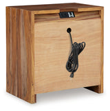 Dressonni nightstand back view
