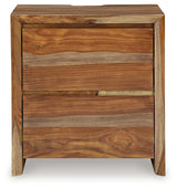 Dressonni nightstand head-on front view