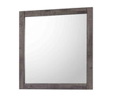Coralee night stand in gray with storage drawers