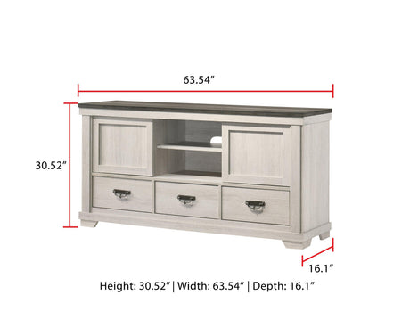 Leighton TV Stand drawer close-up