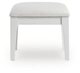 Front head-on view of Chalanna Vanity Stool