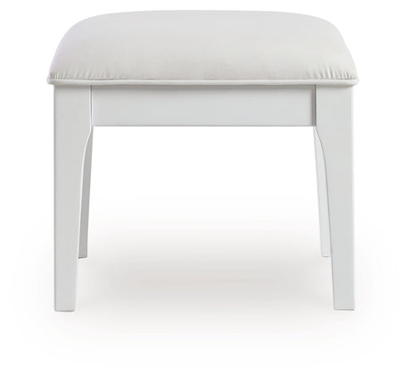 Front head-on view of Chalanna Vanity Stool