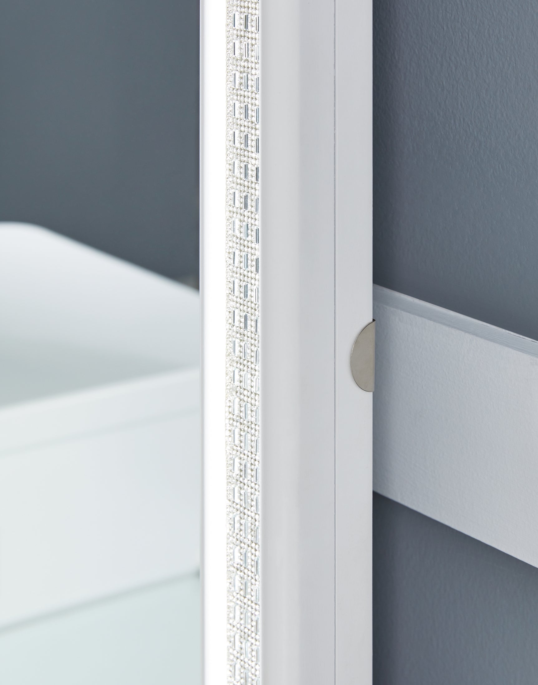 Touchpad dimmer switch for built-in LED lighting on vanity