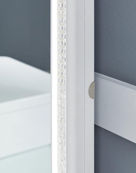 Touchpad dimmer switch for built-in LED lighting on vanity