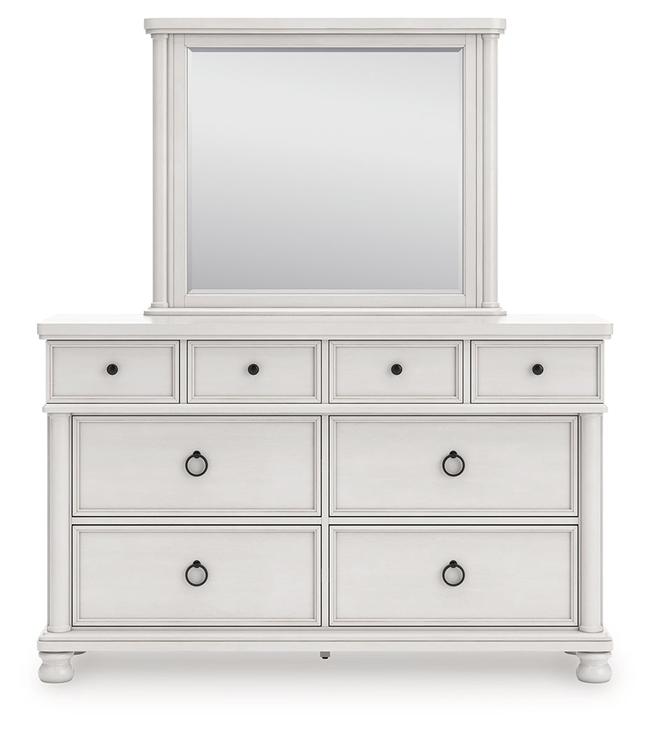 Rowlenstown dresser and mirror head-on view