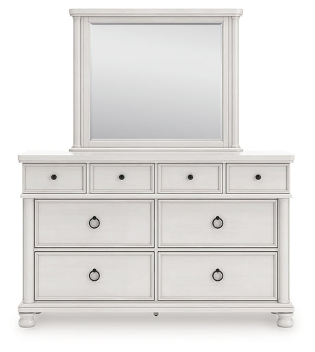 Rowlenstown dresser and mirror head-on view
