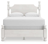 Rowlenstown Antique White Poster Bedroom Set view 3