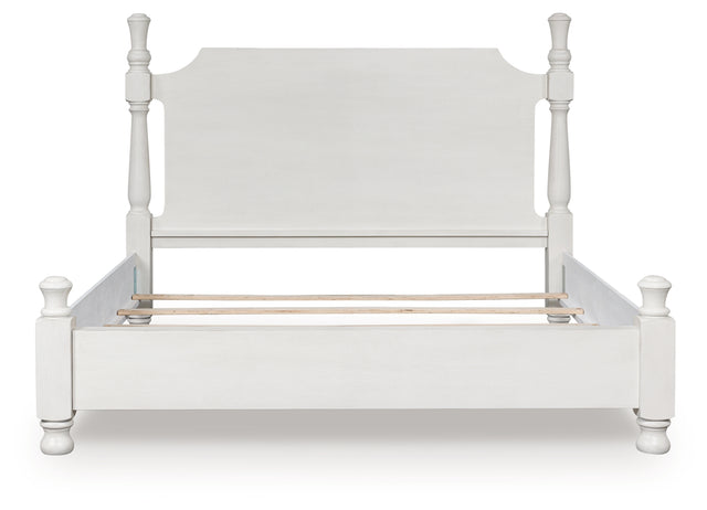 Rowlenstown King Poster Bed headboard front view
