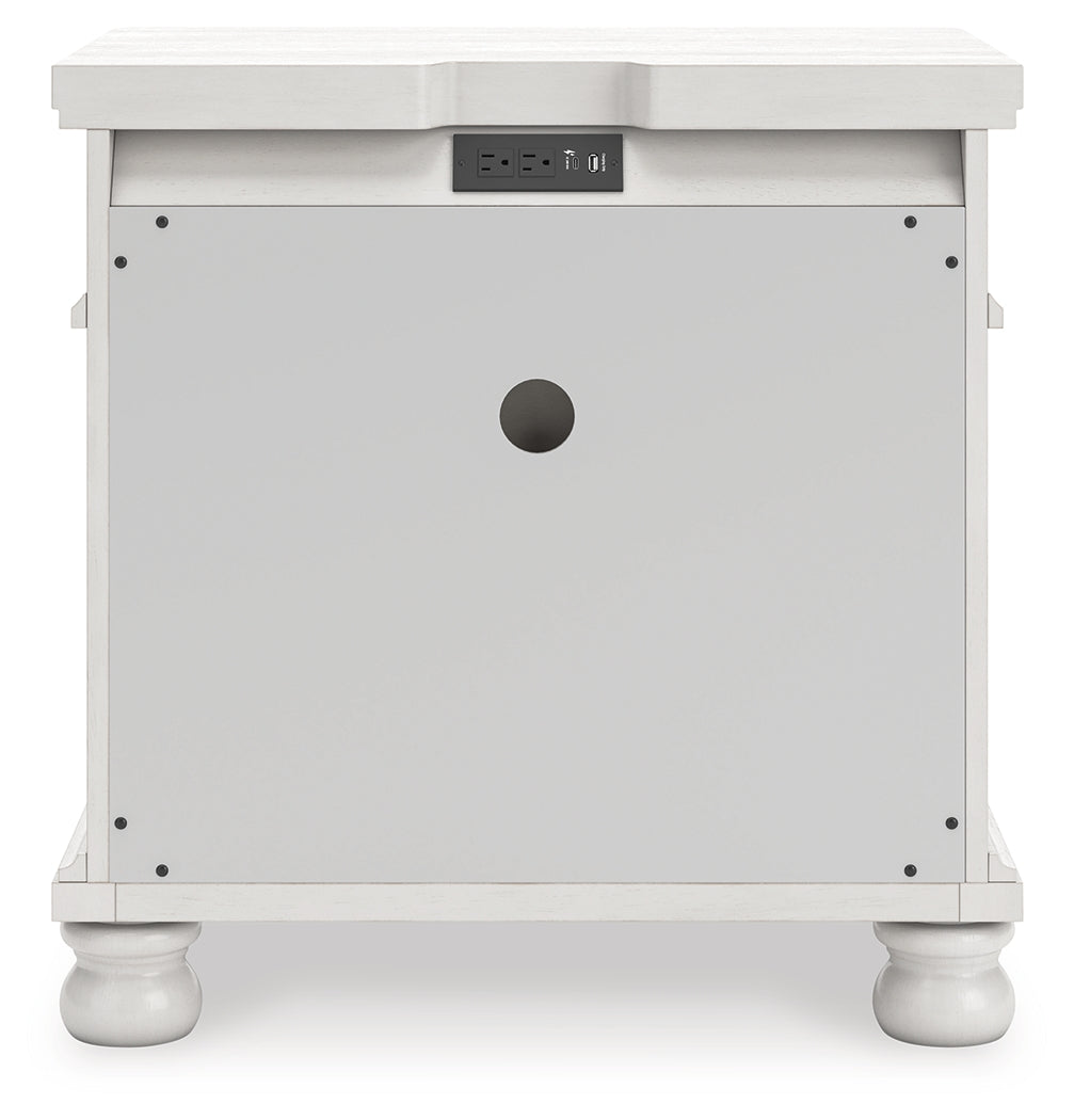 Rowlenstown Nightstand back view