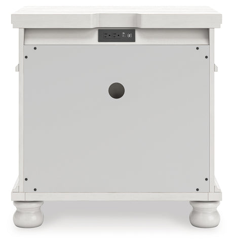 Rowlenstown Nightstand back view