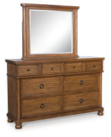 Rowlenstown Brown Dresser and Mirror