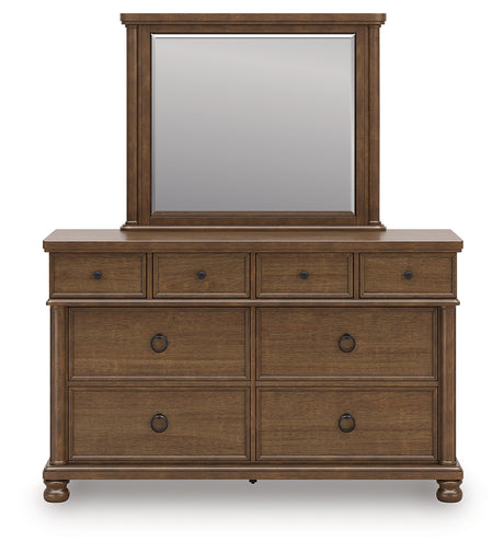 Rowlenstown dresser front view with mirror attached