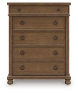 Rowlenstown chest of drawers, head-on front view