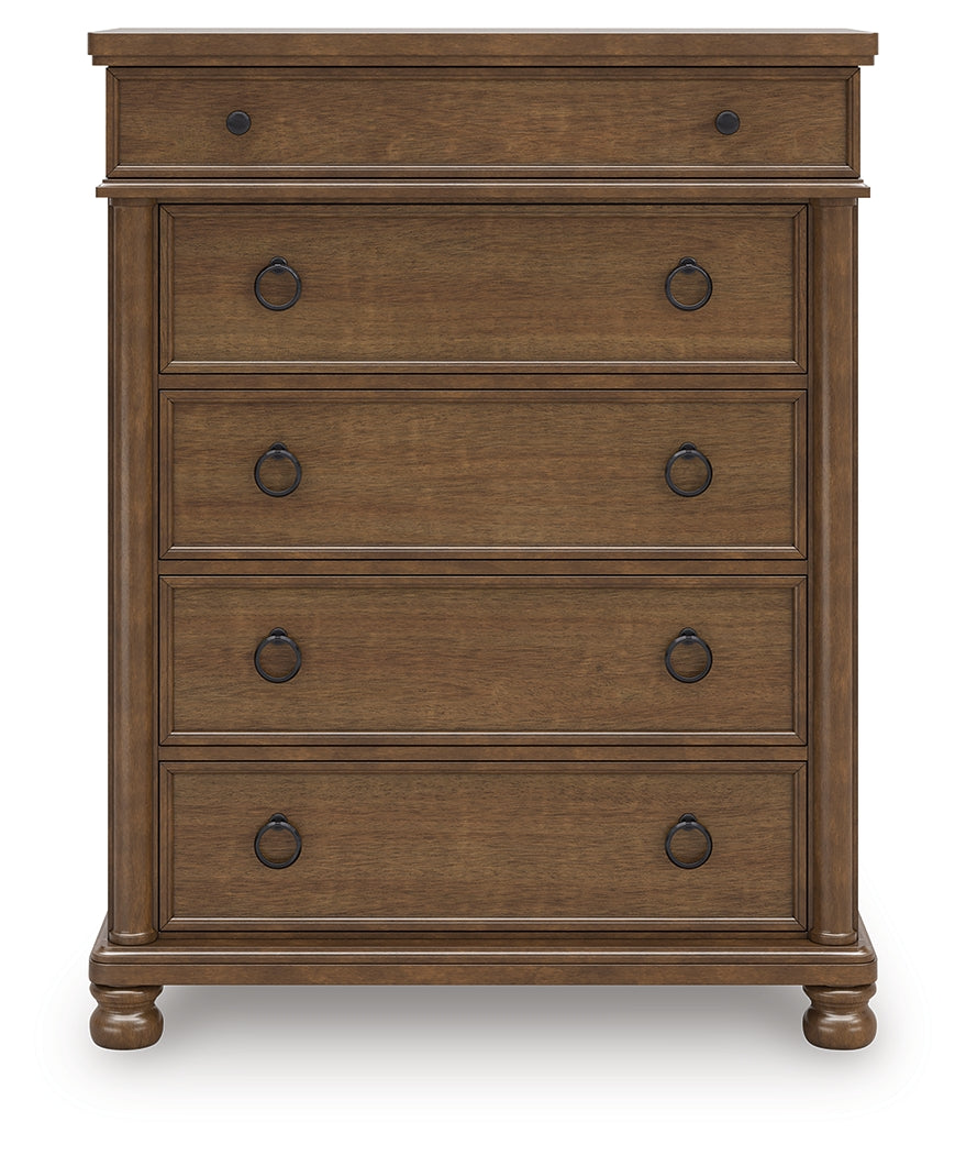 Rowlenstown chest of drawers, head-on front view