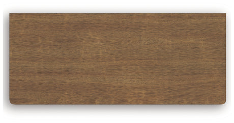 Rowlenstown chest of drawers, top view showing wood grain