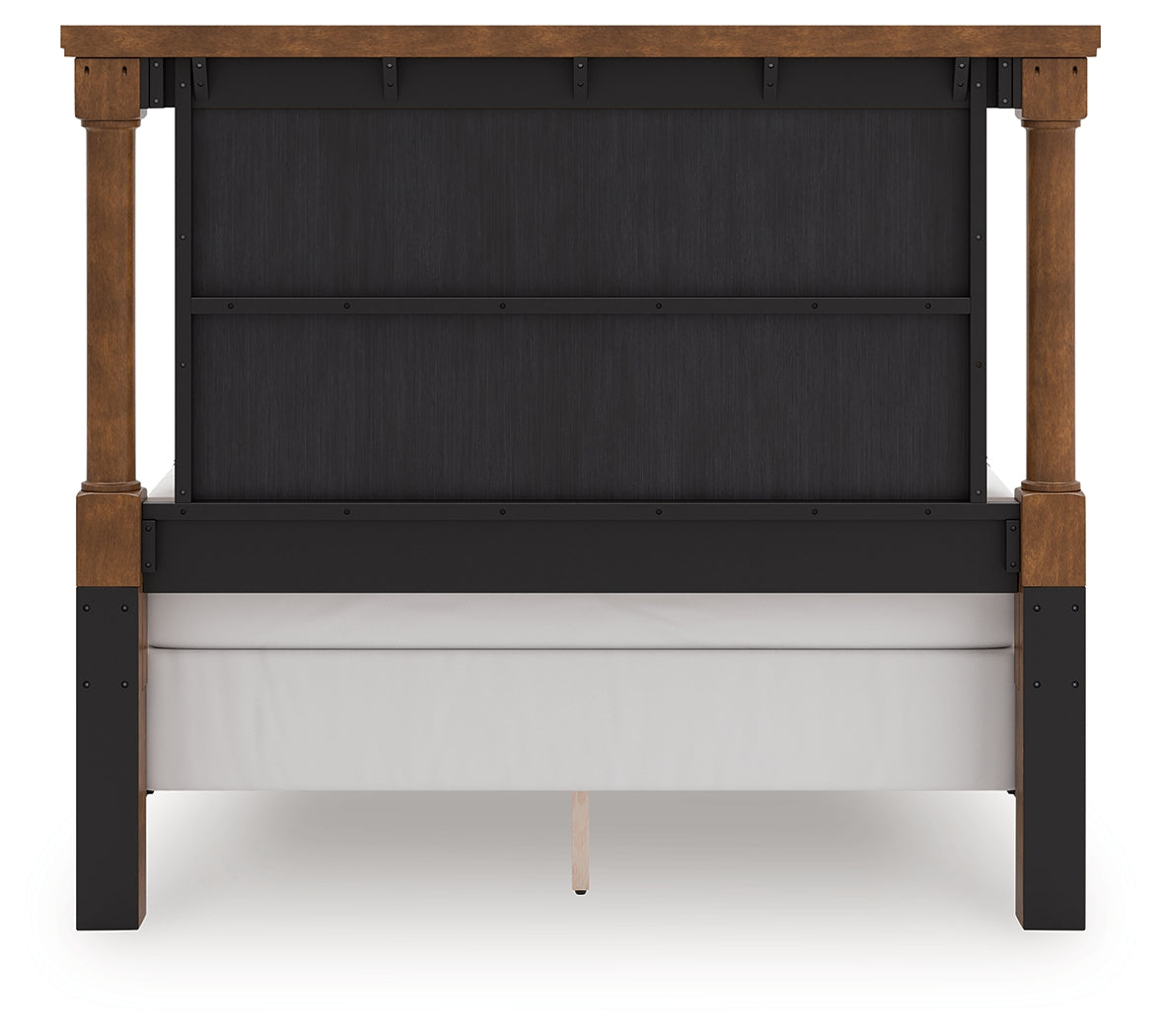 Alternate side view of Rowlenstown Queen Poster Bed