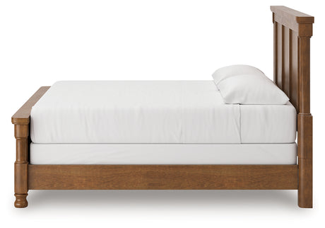 Rowlenstown King Poster Bed side alternate angle