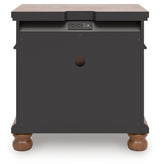 Rowlenstown pewter-tone metal knob detail