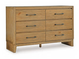 Sherbana dresser angled closed drawers