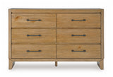 Sherbana dresser head-on view showing grain
