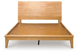 Sherbana King Panel Bed head-on front view