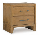 Sherbana nightstand angled closed drawer view