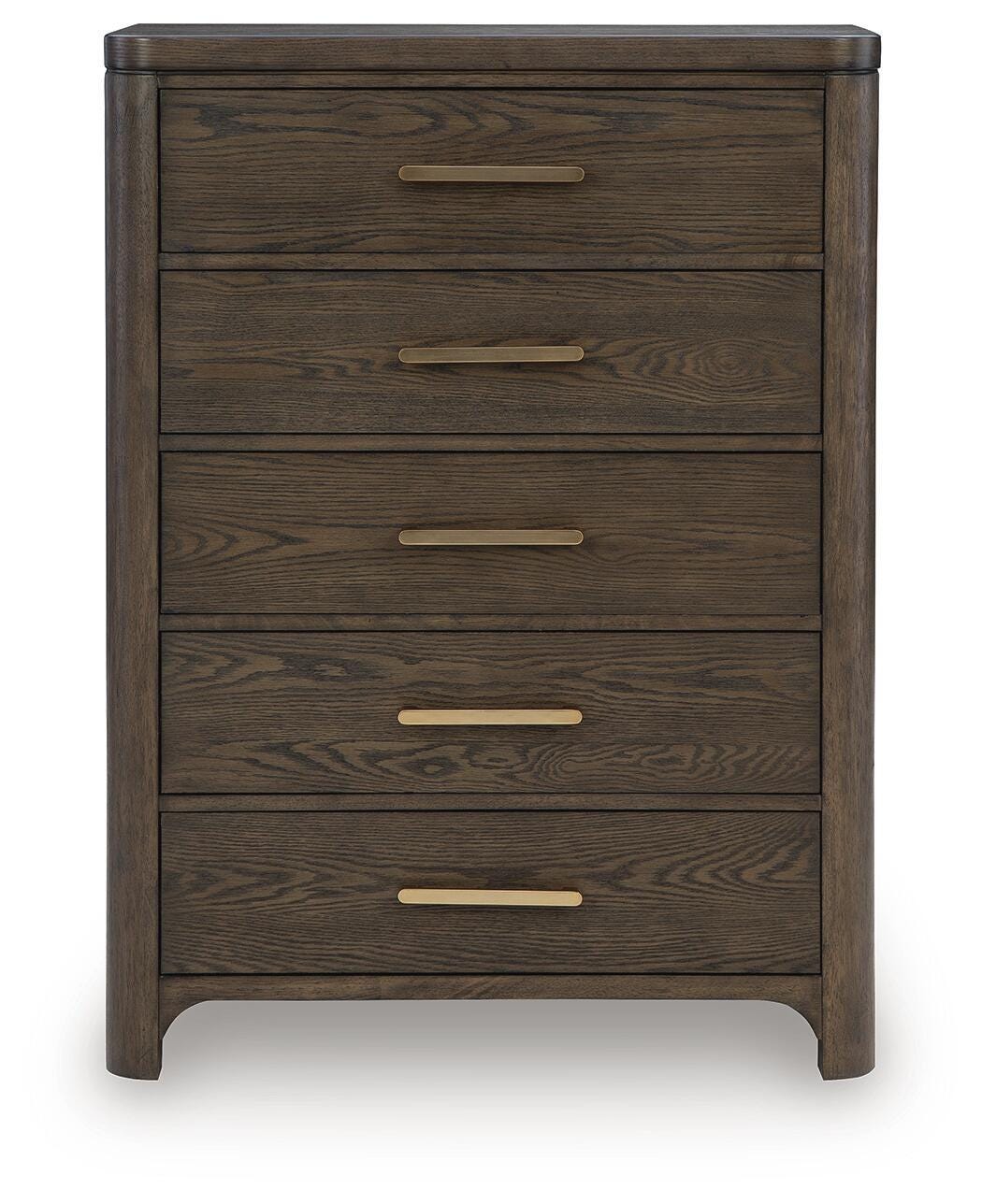 Radkin Burnished Brown Chest of Drawers view 4