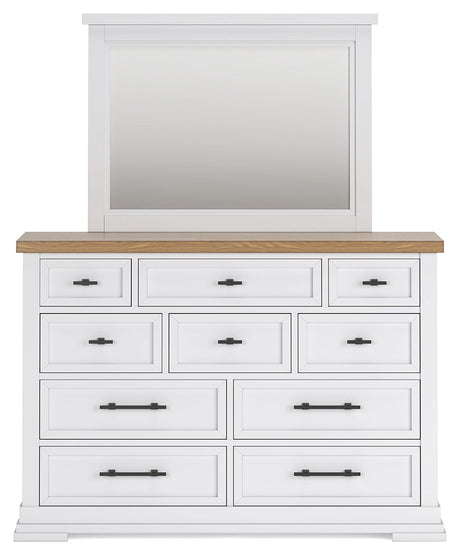 Ashbryn dresser head-on view