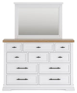 Ashbryn White/Natural Panel Storage Bedroom Set view 11
