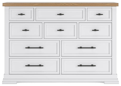 Ashbryn dresser head-on view