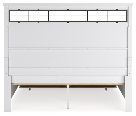 Ashbryn King Storage Bed, back view