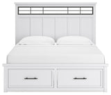 Ashbryn King Storage Bed, head-on view