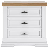 Ashbryn Nightstand head-on front view