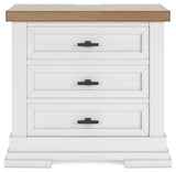 Ashbryn White/Natural Panel Storage Bedroom Set view 18
