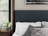 Headboard upholstery texture detail