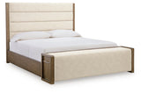 Marxmore Brown Queen Upholstered Storage Bed from Decor Furniture