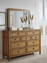 Sharlance dresser and mirror set front view