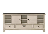 Sawyer Dresser Cream/Brown, Modern Wood, Metal 7 Drawers - Ella Furniture