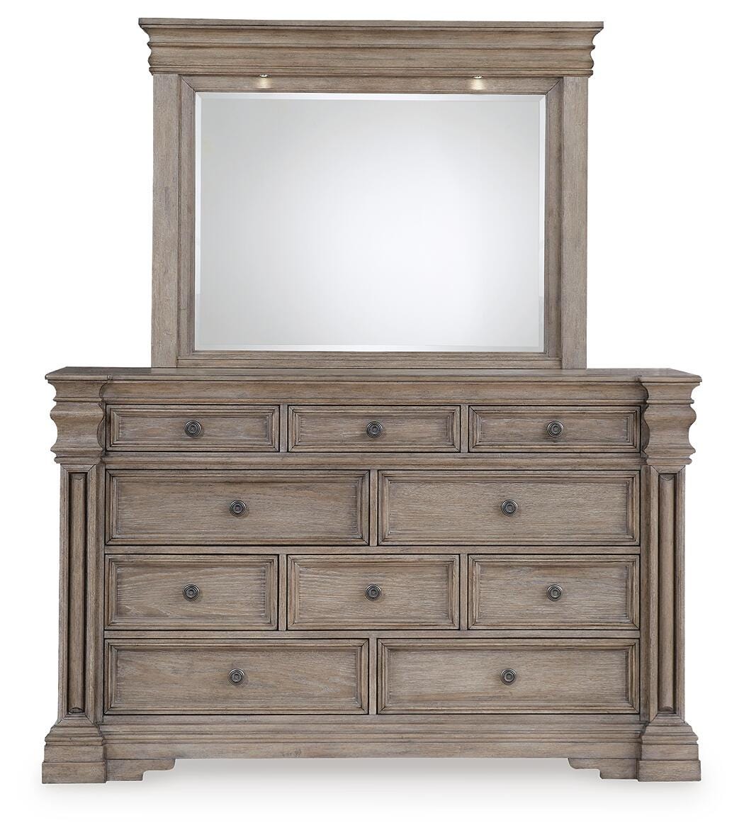 Blairhurst Light Grayish Brown Panel Bedroom Set view 9