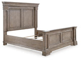 Blairhurst Light Grayish Brown Panel Bedroom Set angled view