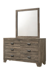 Millie Brown Gray Nightstand