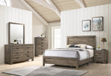Millie Brown Gray Nightstand