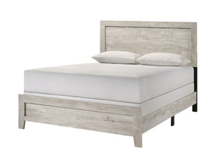 Millie Light Gray Full Panel Bed full bed by Crownmark | Decor Furniture