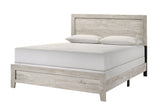 Millie Light Gray Panel Bedroom Set with Bed, Dresser, Mirror, Nightstand & Chest king bed by Crownmark | Decor Furniture