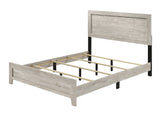 Millie Light Gray Panel Bedroom Set with Bed, Dresser, Mirror, Nightstand & Chest queen bed by Crownmark | Decor Furniture