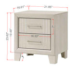 Charlie Cream TV Stand white creamy finish