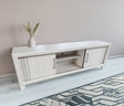 Charlie Cream TV Stand front angle