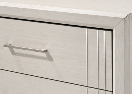Charlie Cream TV Stand frontal view