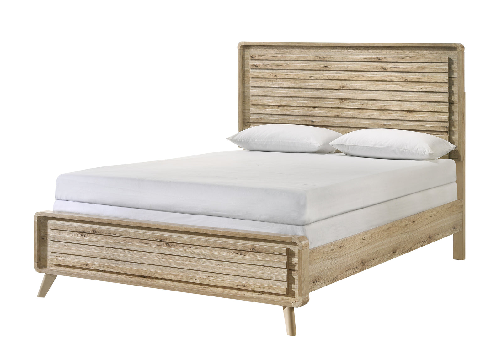 Dawson Light Brown Panel Queen Bed