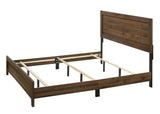 Millie Cherry Brown Twin Panel Bed front view